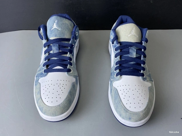 Rep TBK Air 1 Low Jordan Denim Washed CZ8455-100 0726